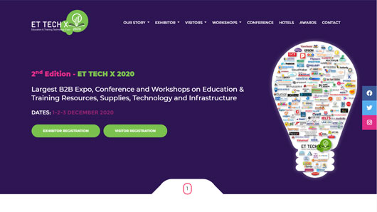 ET TECH X 2019
B2B Expo on Education and Training Resources & Technology Expo