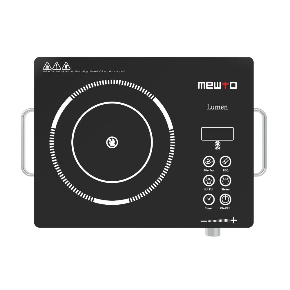 Mewto Lumen Infrared Cooktop 2200W SS Finish With Acc.