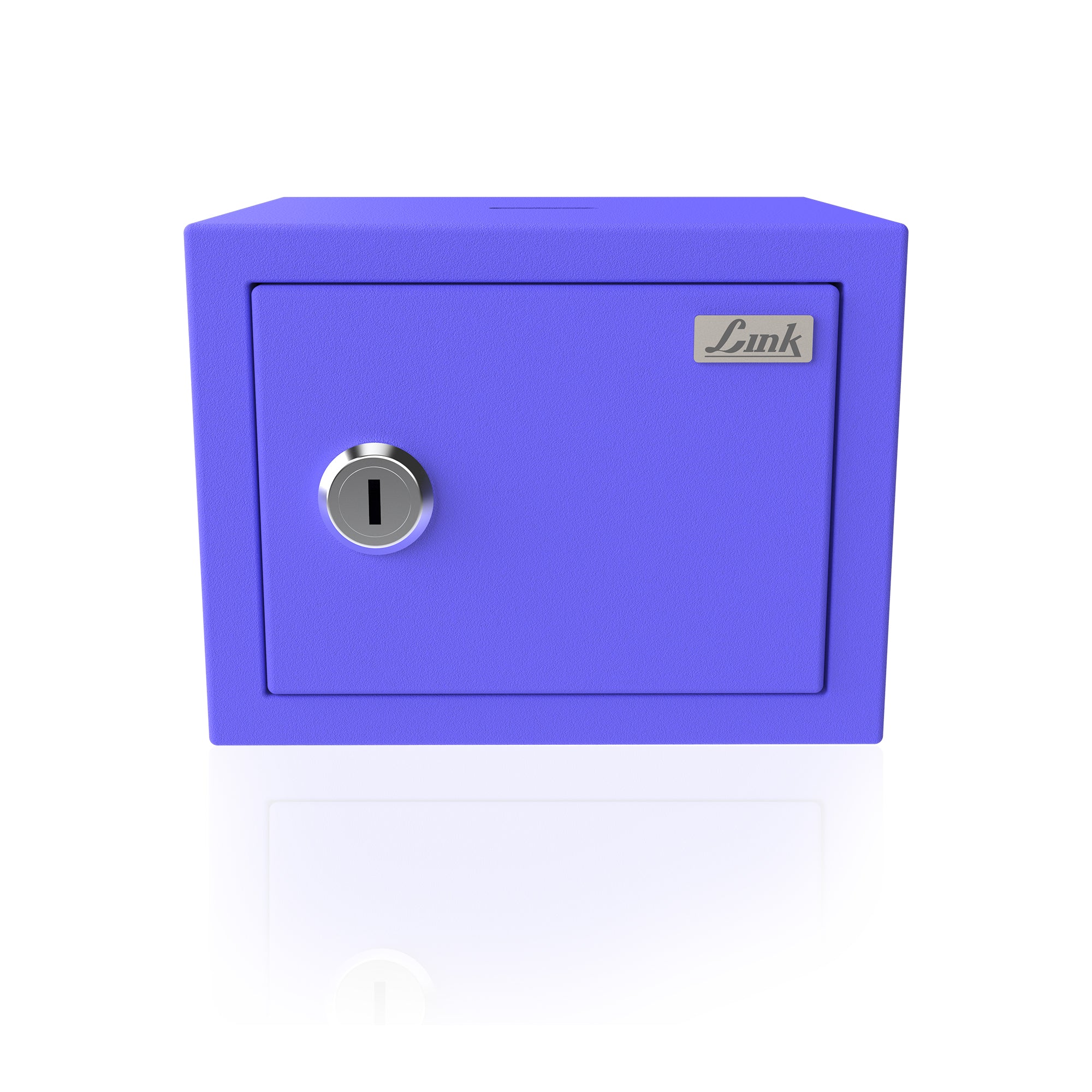Link Smart Gullak Safe Locker for Home | 2 Litres | Digital Lock | key Access | Mechanical Locker | Tijori Locker | Ocean Blue Colour